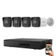 Hikvision IP-Kamera-System mit 4 Sicherheitskameras 4 MP
