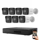 Hikvision IP-Kamerasystem mit 7 Sicherheitskameras 4MP