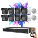 Hikvision IP Kamera System mit 8 Überwachungskameras, 8MP, Farbnachtsicht