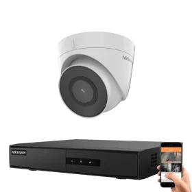 Hikvision 1-Dome-IP-Überwachungskamera-System 2MP Full HD