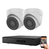 Hikvision 2-Dome-Sicherheitskameras IP-Kamerasystem 2MP Full HD