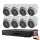 Hikvision 8 Dome Sicherheitskameras IP Kamera System 2MP Full HD