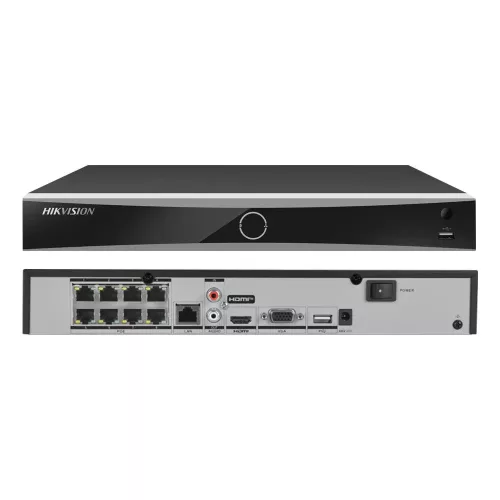 Hikvision 6 Dome Sicherheitskameras IP-Kamerasystem 8 MP mit farbiger Nachtsicht