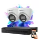 Hikvision HiLook TurboHD-TVI Dome-Kamera Set mit 2 Kameras, 5 MP und Farbnachtsicht