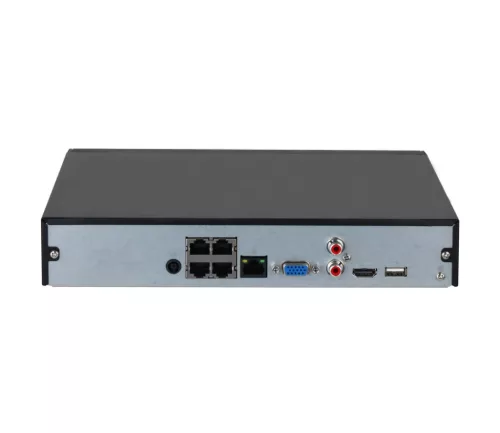 Dahua NVR2104HS-P-4KS3 4‑Kanal IP 12MP NVR Rekorder mit PoE