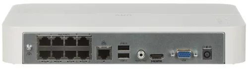 Uniview NVR301-08LS3-P8 IP Rekorder 8 Kanäle mit integriertem PoE 8MP