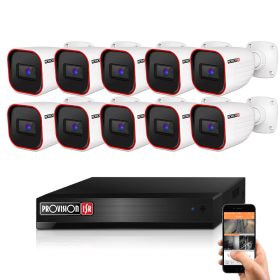   Provision AHD-23 Überwachungskamerasystem mit 10 Kameras 2MP