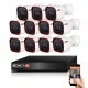 Provision AHD-23 Überwachungssystem mit 11 Kameras 2MP