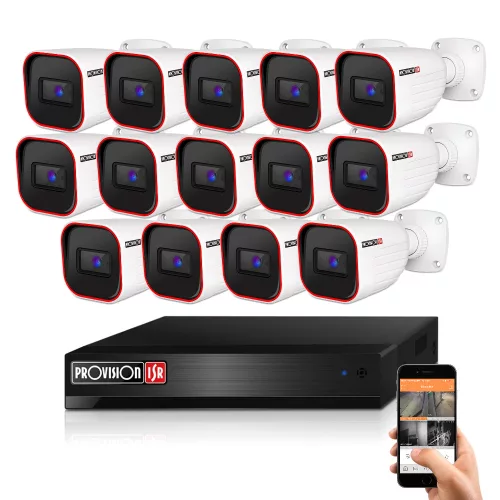 Provision AHD-23 Überwachungskamera-Set mit 14 Kameras 2MP