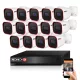Provision AHD-23 Überwachungskamera-Set mit 14 Kameras 2MP