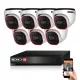 Provision AHD-23 Dome Überwachungskamera-Set mit 7 Kameras 2MP