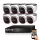 Provision AHD-23 Dome 8-Kamera Überwachungssystem 2MP