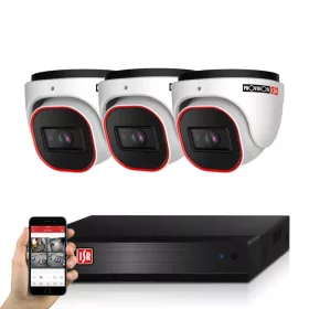 Provision AHD-23B Dome 3 Sicherheitskamerasystem Full HD 2MP