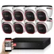 Provision AHD-23B Dome 8 Überwachungskamera-System Full HD 2MP