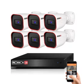   Provision AHD-30 Überwachungskamera-System mit 6 Kameras 5MP