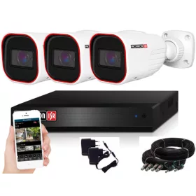   Provision AHD-36 Überwachungskamera-System mit 3 Kameras 2MP
