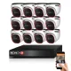 Provision AHD-36 Dome 12 Kamera Kamerasystem 2MP 5x ZOOM