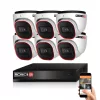 Provision AHD-36 Dome Kamerasystem mit 6 Kameras 2MP 5x ZOOM