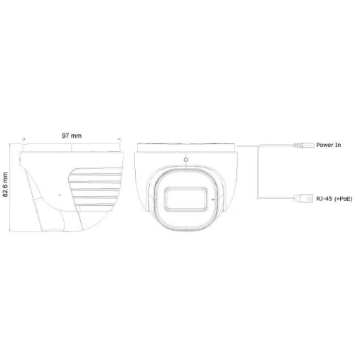 Provision PR-DI-320IPSN-28-V4 Dome 2MP IP Sicherheitskamera