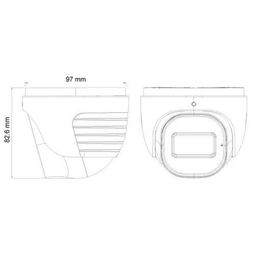 PROVISION PR-DI-33K0AP-28 Outdoor Dome-Kamera analog 5MP