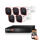Provision IP-Kamera-System mit 5 Sicherheitskameras, 2 MP