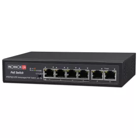 Provision PoE Switch 4+2 Port 60W für IP-Kamerarendsysteme