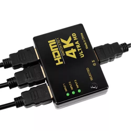 RM309 4K HDMI-Switch mit 3 Eingängen und Fernbedienung