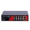 Safire SF-SW1008HIPOE-H-120 10 portos Hi-PoE switch, 8x PoE + 2x Gigabit uplink, 120W