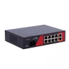 Safire SF-SW1008HIPOE-H-120 10 portos Hi-PoE switch, 8x PoE + 2x Gigabit uplink, 120W