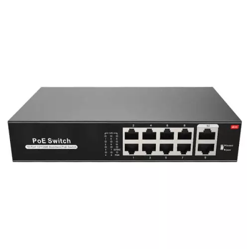 SW-8-POE-SWITCH: Optimierte Energie- und Datenübertragung für IP-Kamerasysteme