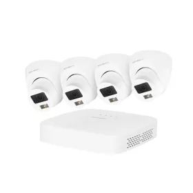   Techson 4 dome kamerás rendszer szett (2MP, színes éjjellátással, 4 csatornás rögzítővel)