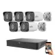 Uniview IP-Kamera-System mit 5 Sicherheitskameras, 4MP