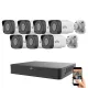 Uniview 7-fach Sicherheitskameras IP-Kamerasystem 4 MP