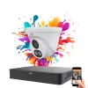 Uniview 1-Dome-IP-Kamerasystem mit 4MP und farbiger Nachtsicht