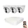 Uniview IP Kamera System mit 3 Dome-Kameras 4MP