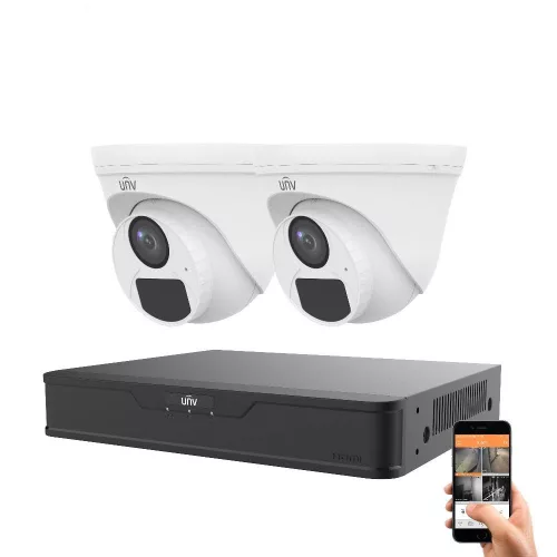 Uniview 2 Sicherheits-Dome-Kamera Überwachungssystem 5MP