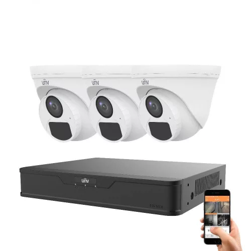 Uniview 3 Sicherheits-Dome-Kamera System 5MP