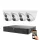 Uniview 4 Sicherheits-Dome-Kamera Set 5MP