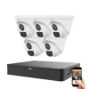 Uniview 5 Dome Sicherheitskamerasystem mit 5MP Kameras