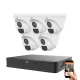 Uniview 5 Dome Sicherheitskamerasystem mit 5MP Kameras