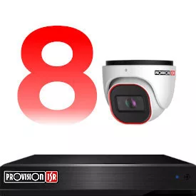 8-Kanal Kamera-Komplettset