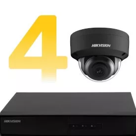4-Kamera IP-Überwachungssystem Set