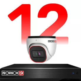 12-Kamera Kamerasystem Set