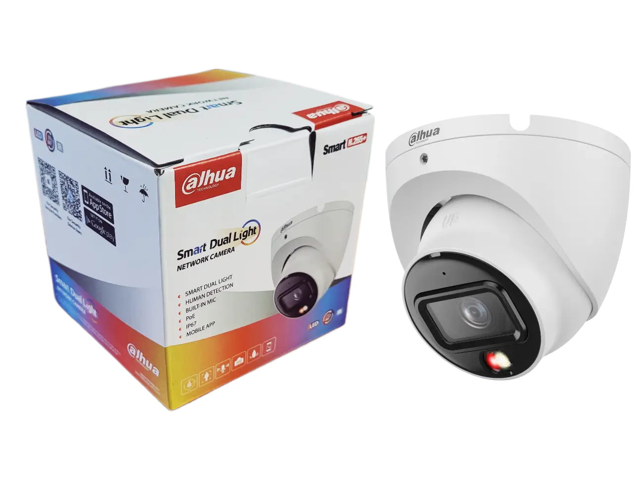 Dahua IPC-HDW1839T-A-IL 8MP IP-Sicherheitskamera mit Farbnachtsicht