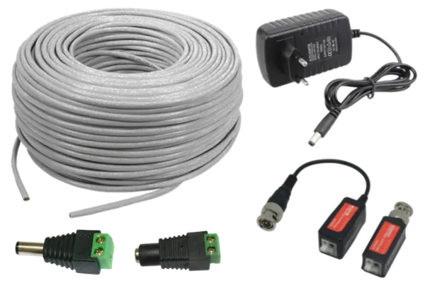 Kabel mit Steckern für Kamerasystem